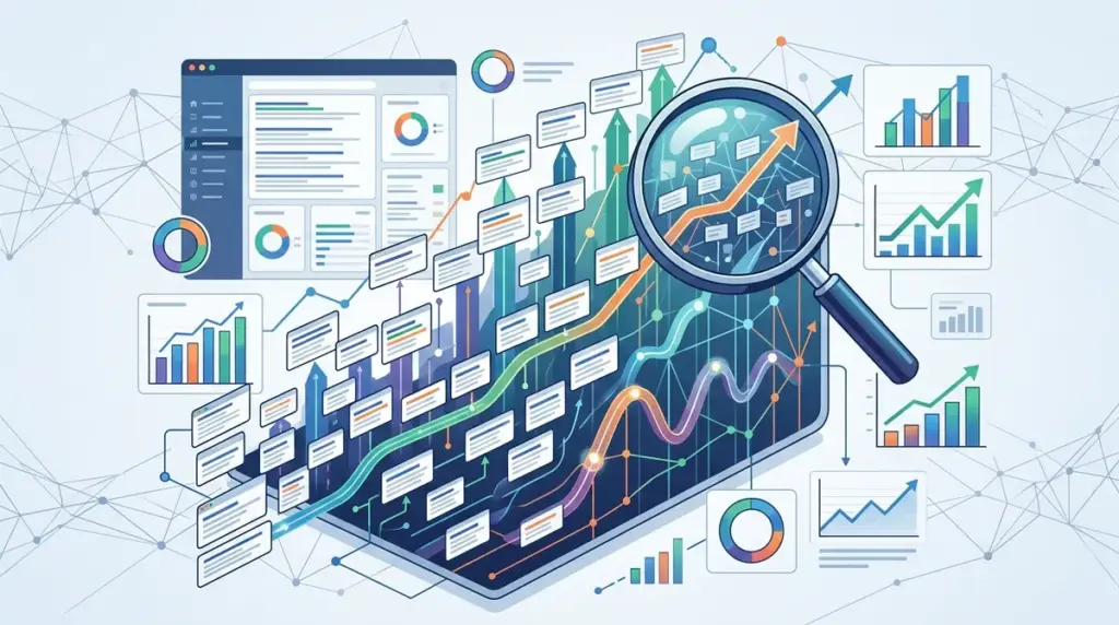 How to Find Ranking Patterns Across Large Keyword Sets