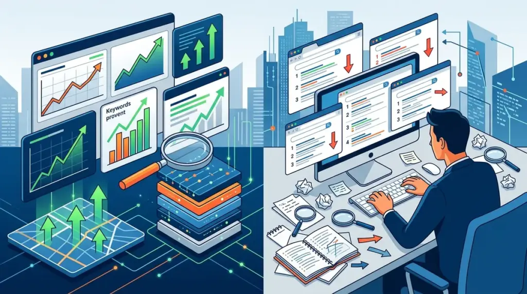 Rank Tracker vs Manual Google Searches: Which Is More Reliable?